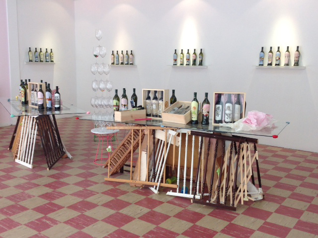 Wine Bar For Children at Mister Ling's Market, Installation Shot